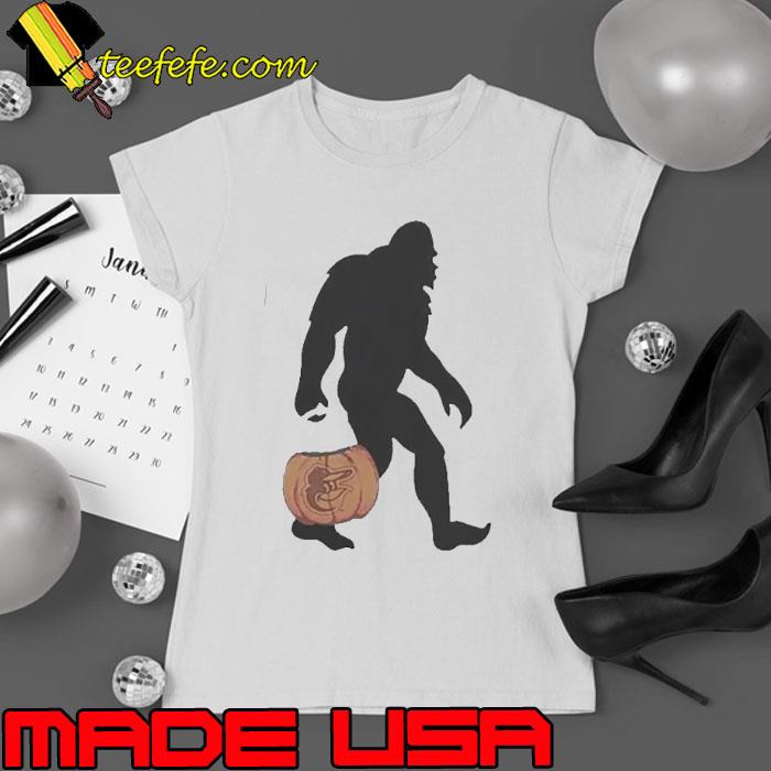 Baltimore Orioles Bigfoot Halloween Shirt