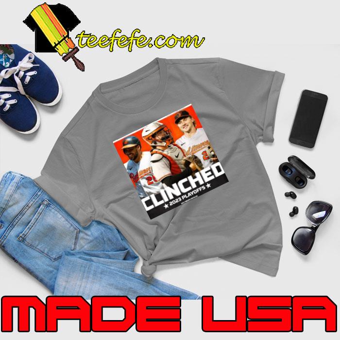 Baltimore Orioles Clinched 2023 Playoffs s Unisex Baltimore Orioles Clinched 2023 Playoffs s Unisex