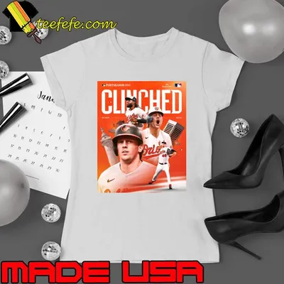 Baltimore Orioles Clinched 2023 Postseason Playoff Mlb Shirt