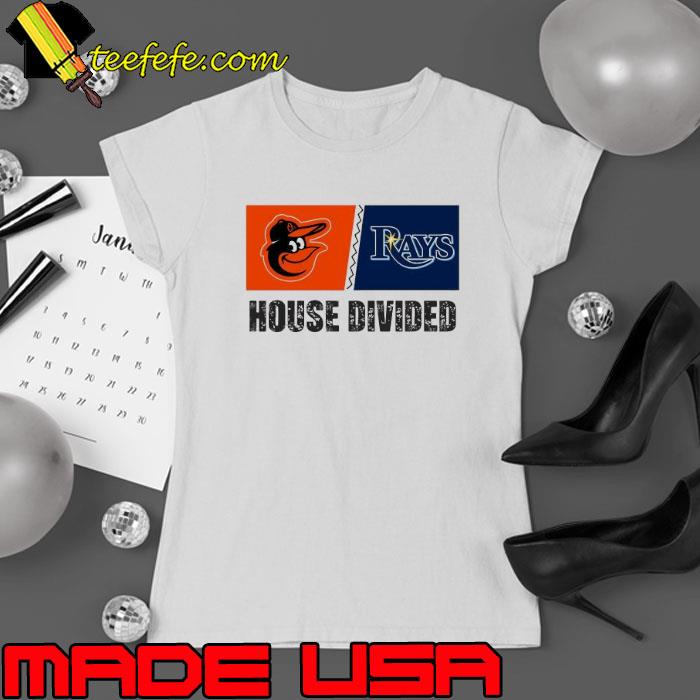 Baltimore Orioles vs Tampa Bay Rays House Divided Shirt