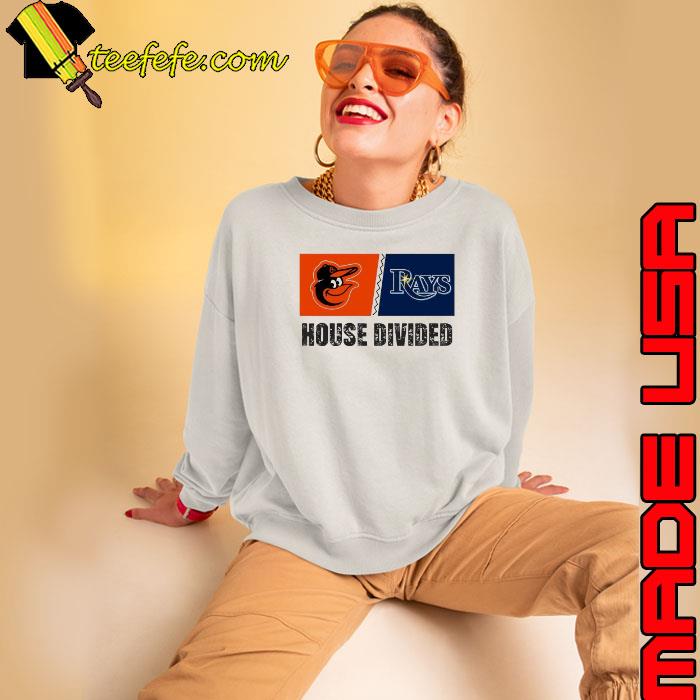 Baltimore Orioles vs Tampa Bay Rays House Divided Shirt Sweatshirt Baltimore Orioles vs Tampa Bay Rays House Divided Shirt Sweatshirt