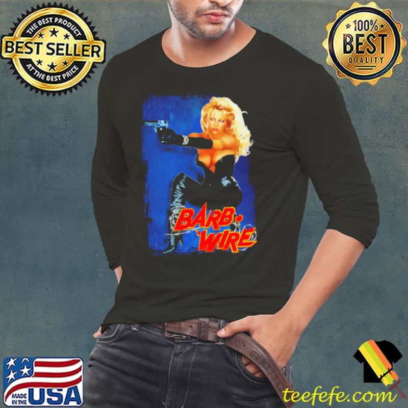 Barb Wire Movie Shirt Long Sleeve Tee Barb Wire Movie Shirt Long Sleeve Tee