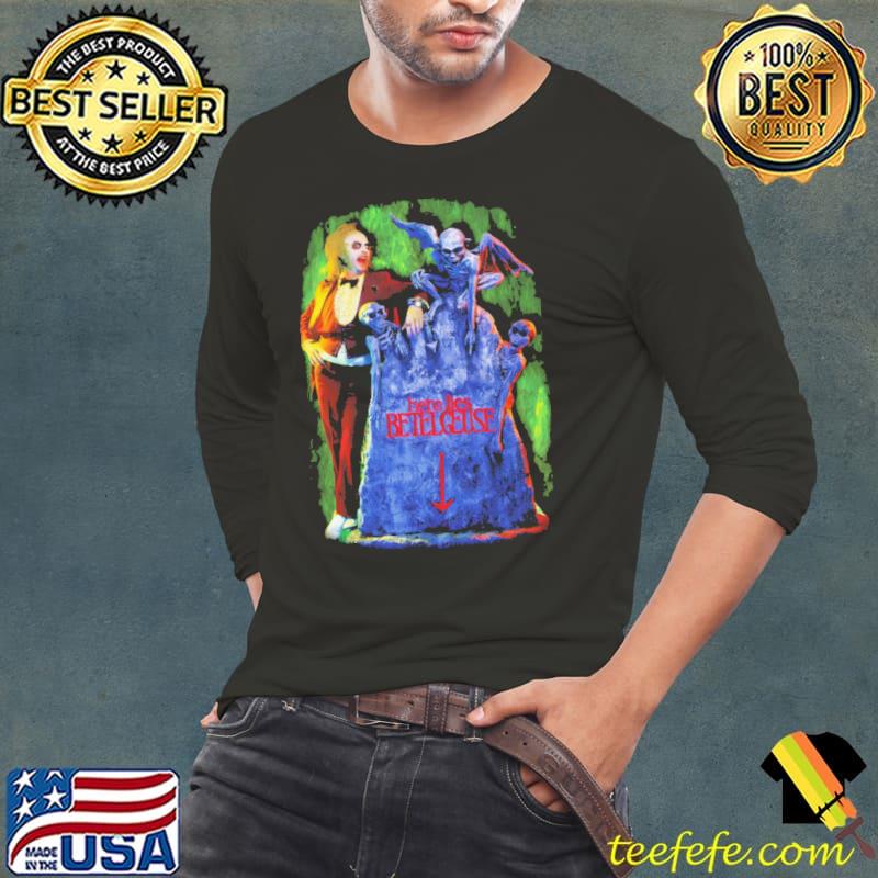 Beetlejuice Photo Horror Shirt Long Sleeve Tee Beetlejuice Photo Horror Shirt Long Sleeve Tee