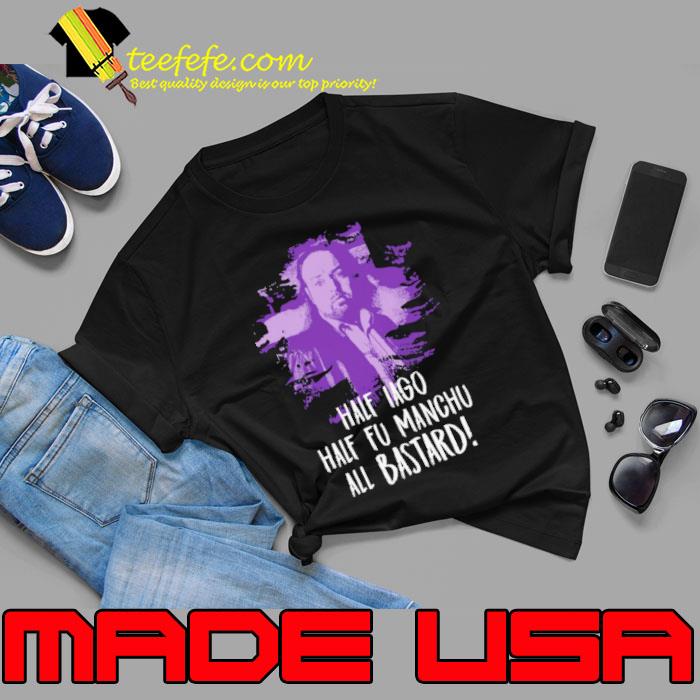 Black Books – Manny Half Lago Half Fu Manchu All Bastard Shirt Unisex Black Books – Manny Half Lago Half Fu Manchu All Bastard Shirt Unisex