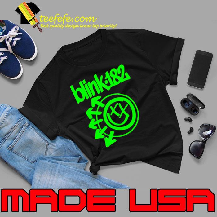 Blink 182 One More Time Green Logo Cassette Shirt