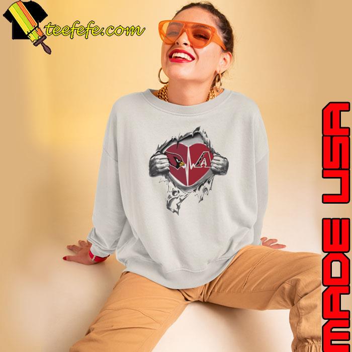 Blood inside me Arizona Cardinals shirt, hoodie, sweater, long