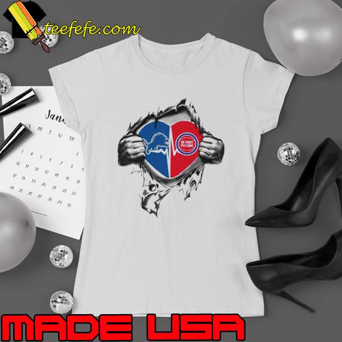 Blood Inside Me Detroit Tigers And Detroit Pistons 2023 shirt