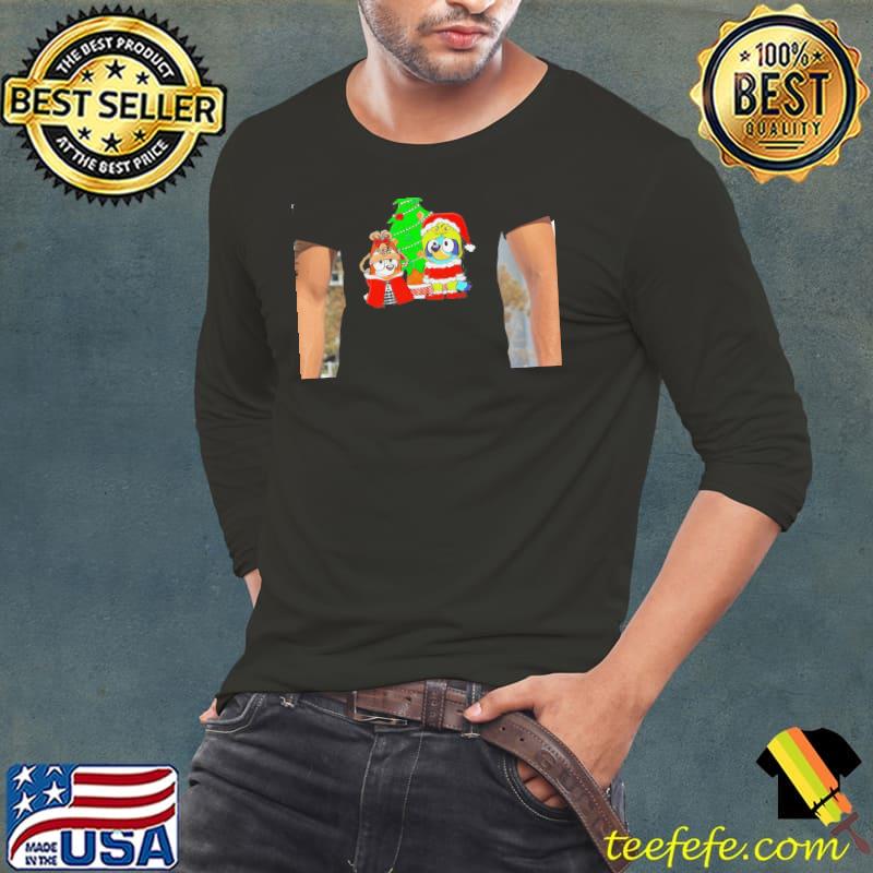 Bluey and Bingo Family Christmas Tree 2023 s Long Sleeve Tee Bluey and Bingo Family Christmas Tree 2023 s Long Sleeve Tee