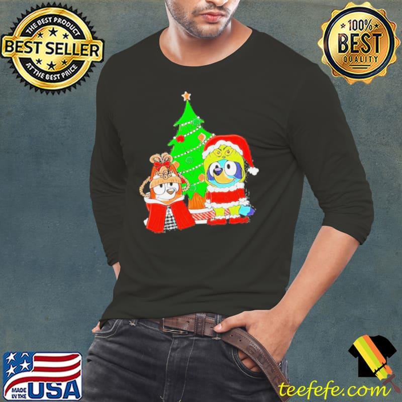 Bluey and Bingo Family Christmas Tree 2023 shirt - Copy Long Sleeve Tee Bluey and Bingo Family Christmas Tree 2023 shirt - Copy Long Sleeve Tee