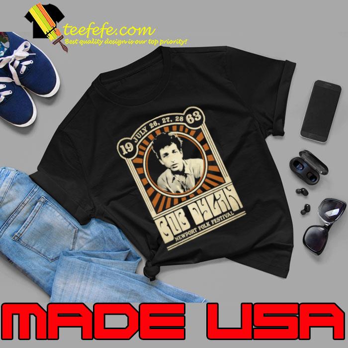 Bob Dylan Newport Folk Festival Shirt Unisex Bob Dylan Newport Folk Festival Shirt Unisex
