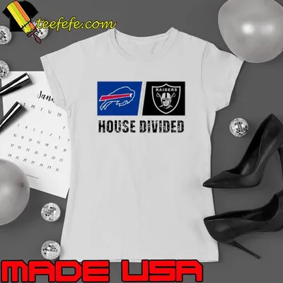 Buffalo Bills vs Las Vegas Raiders House Divided Shirt