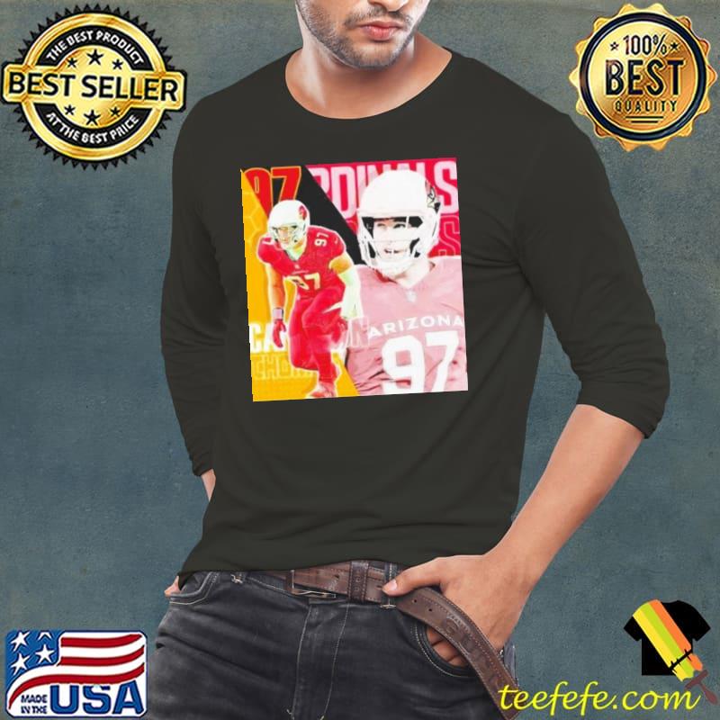 Cameron Thomas 97 Arizona Cardinals Football Player Poster s Long Sleeve Tee Cameron Thomas 97 Arizona Cardinals Football Player Poster s Long Sleeve Tee