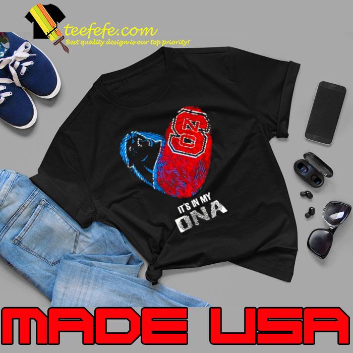 Carolina Panthers And North Carolina State Heart It’s In My DNA 2023 Shirt Unisex Carolina Panthers And North Carolina State Heart It’s In My DNA 2023 Shirt Unisex