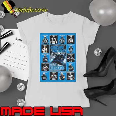 Carolina Panthers Legends Players 2023 Signatures shirt