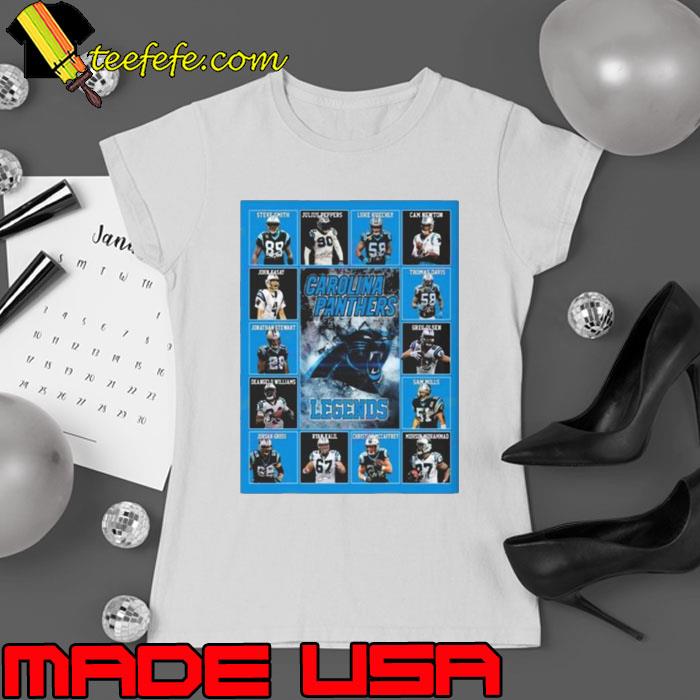 Carolina Panthers Legends Players 2023 Signatures shirt