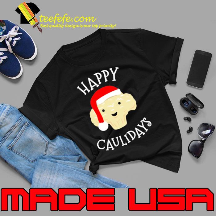 Cauliflower Christmas Keto Diet Vegan Shirt