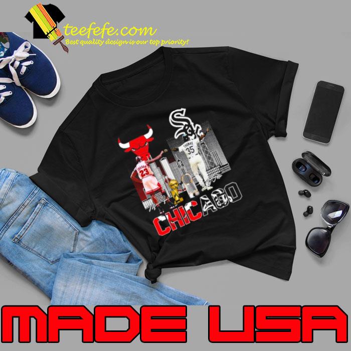 Chicago Sports Teams Michael Jordan And Frank Thomas shirt