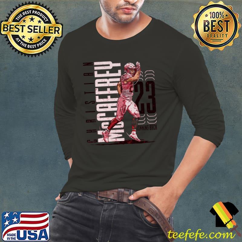 Christian McCaffrey San Francisco Shark Attack T-Shirt Long Sleeve Tee Christian McCaffrey San Francisco Shark Attack T-Shirt Long Sleeve Tee