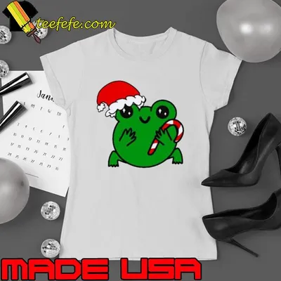 Christmas frog shirt