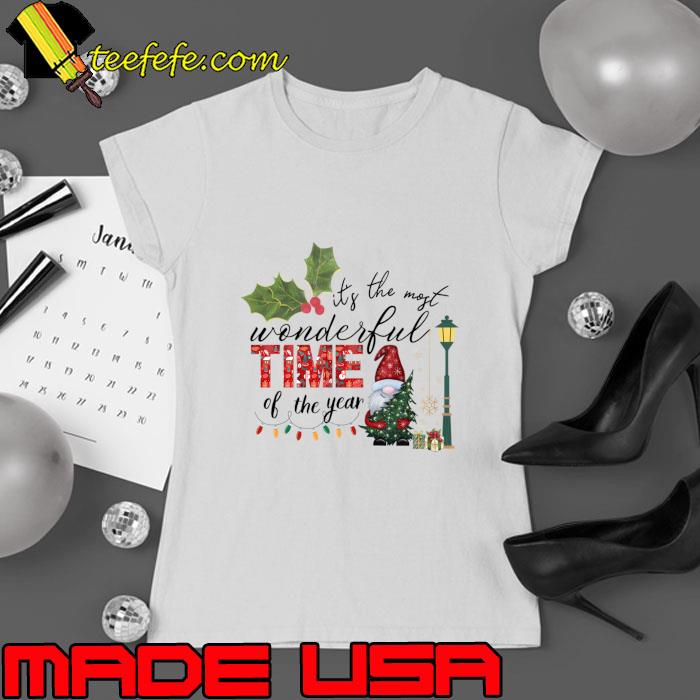 Christmas it's the most wonderful time of the year santa clause lights T-Shirt