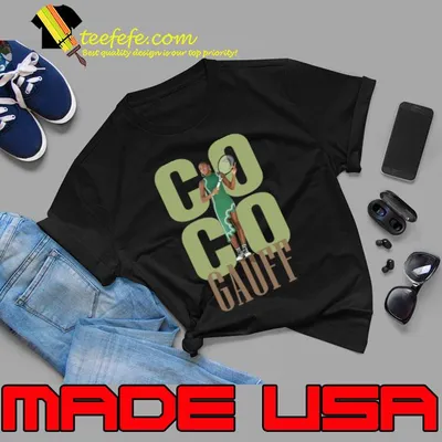 Coco Gauff Tennis Fanart American professional tennis player T-Shirt