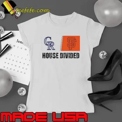 Colorado Rockies vs San Francisco Giants House Divided Shirt