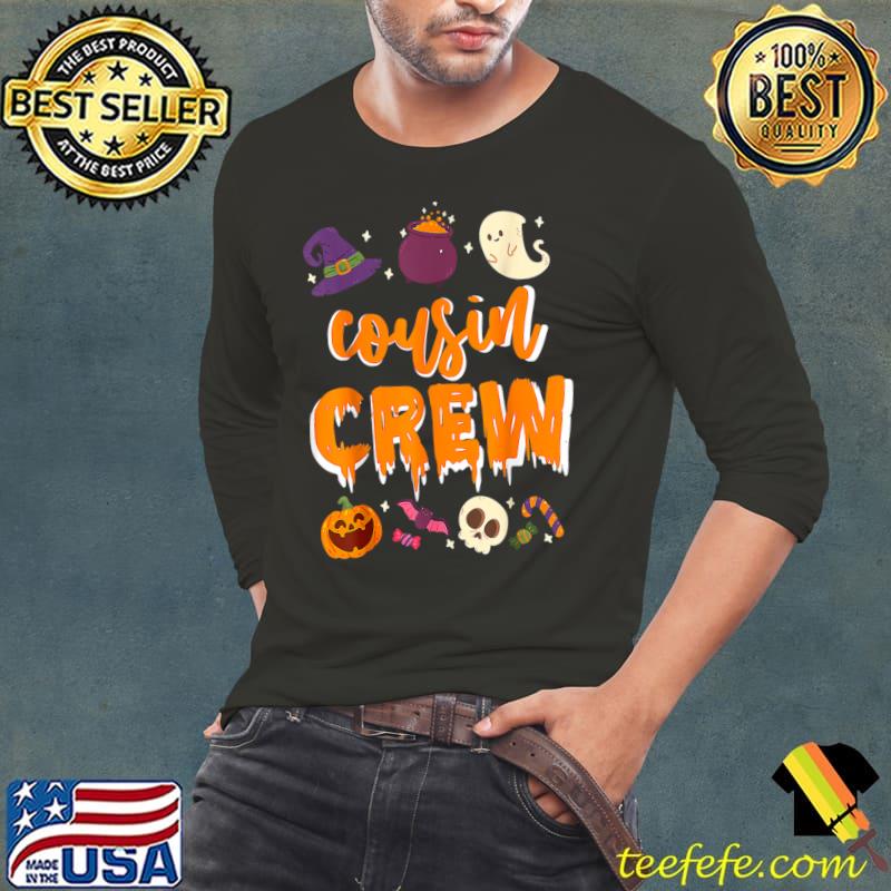 Cousin Crew Cute Ghost Pumpkin Halloween Costume T-Shirt Long Sleeve Tee Cousin Crew Cute Ghost Pumpkin Halloween Costume T-Shirt Long Sleeve Tee
