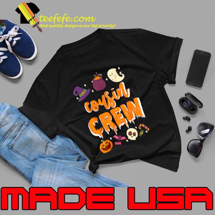 Cousin Crew Cute Ghost Pumpkin Halloween Costume T-Shirt