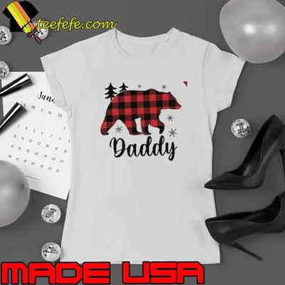 Daddy Matching Family Christmas Raglan Shirt