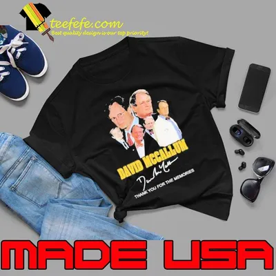 David Mccallum Thank You For The Memories Signature Shirt