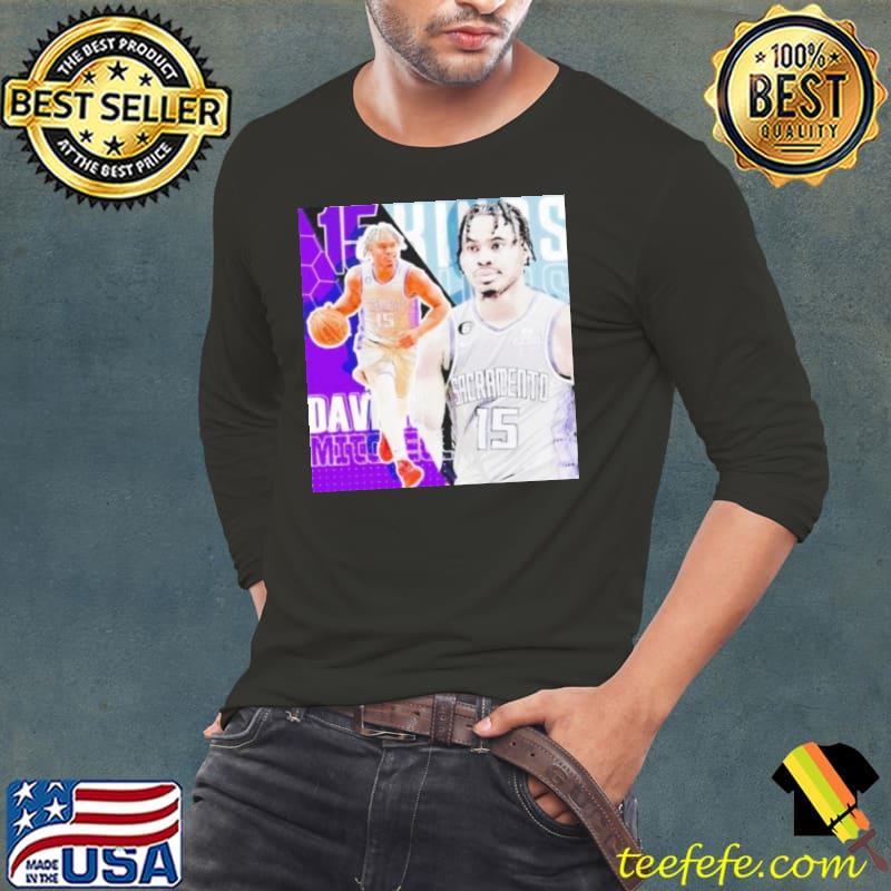Davion Mitchell 15 Sacramento Kings Basketball Player Poster s Long Sleeve Tee Davion Mitchell 15 Sacramento Kings Basketball Player Poster s Long Sleeve Tee
