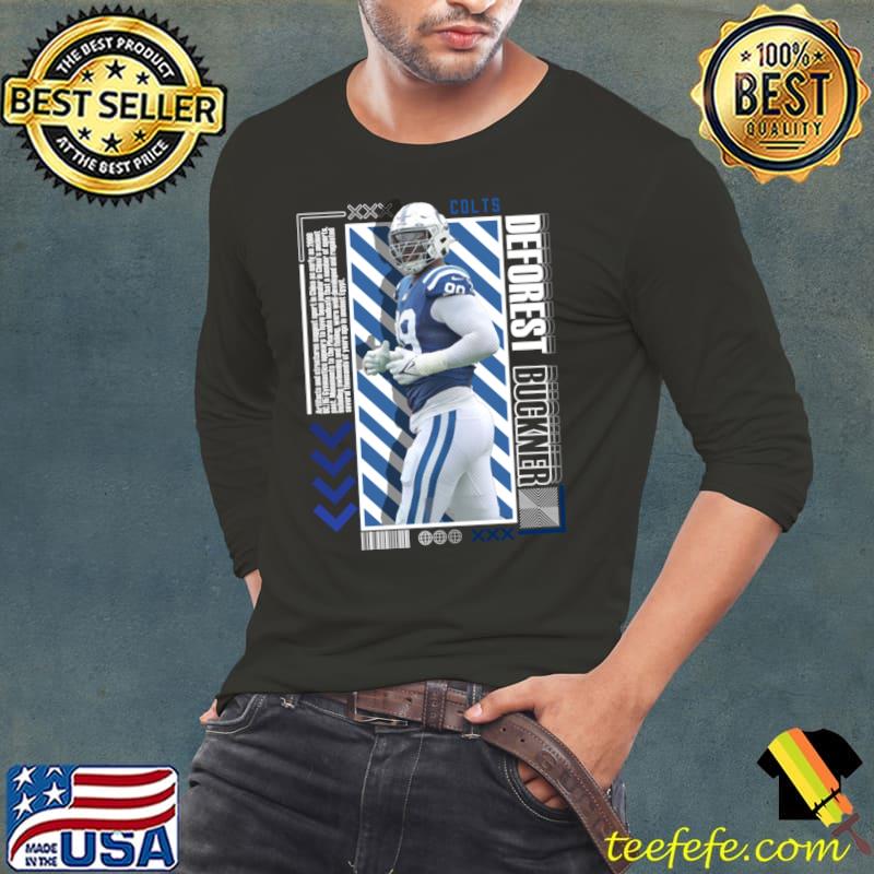 DeForest Buckner an American football defensive tackle for the Indianapolis Colts T-Shirt Long Sleeve Tee DeForest Buckner an American football defensive tackle for the Indianapolis Colts T-Shirt Long Sleeve Tee