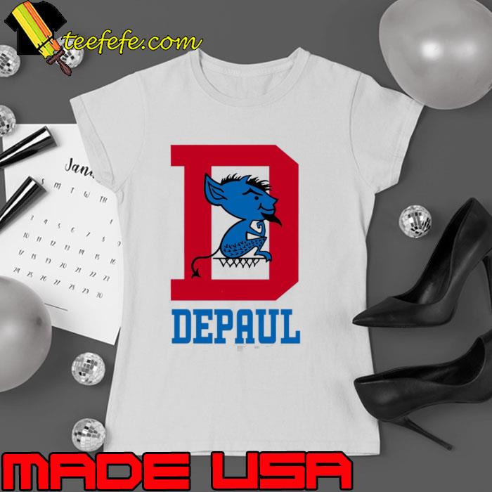 Depaul Design With Mascot And Traditional D Shirt