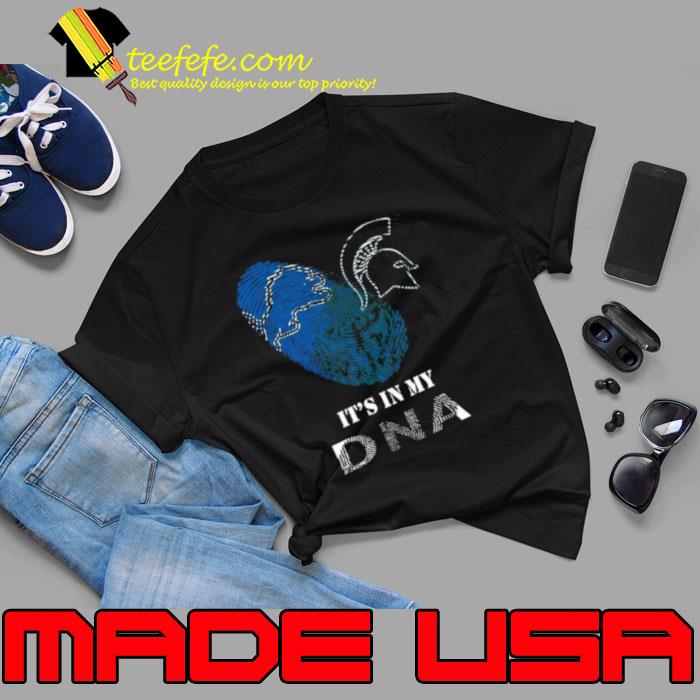 Detroit Lions And Michigan State Spartans Heart It’s In My DNA 2023 Shirt Unisex Detroit Lions And Michigan State Spartans Heart It’s In My DNA 2023 Shirt Unisex