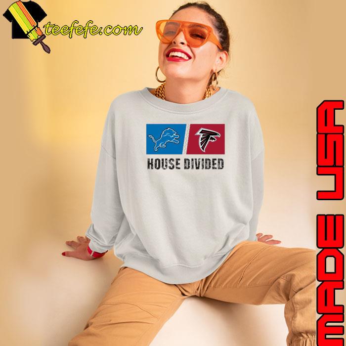 Detroit Lions vs Atlanta Falcons House Divided Shirt Sweatshirt Detroit Lions vs Atlanta Falcons House Divided Shirt Sweatshirt