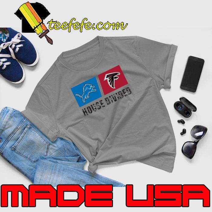 Detroit Lions vs Atlanta Falcons House Divided Shirt Unisex Detroit Lions vs Atlanta Falcons House Divided Shirt Unisex