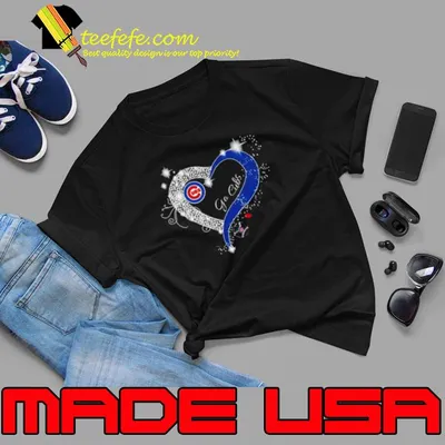 Diamond Heart Chicago Cubs Go Cubs 2023 shirt
