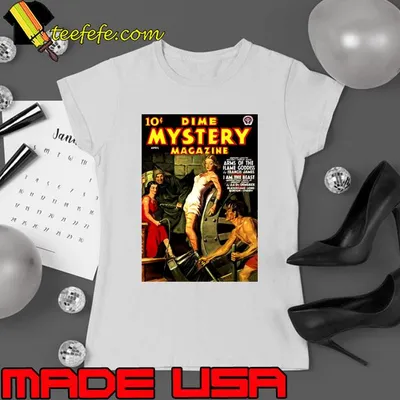 Dime Mystery Magazine Cover April 1938 Poster T-Shirt
