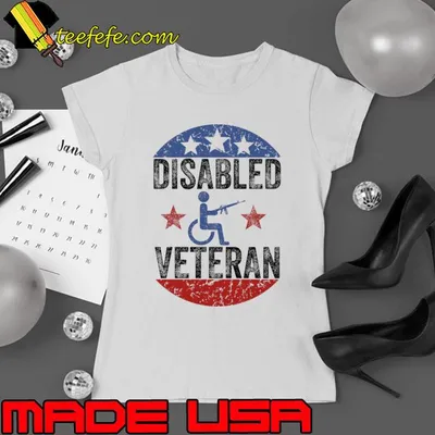 Disabled Veteran Dad Grandpa Veteran Disabled but deadly T-Shirt