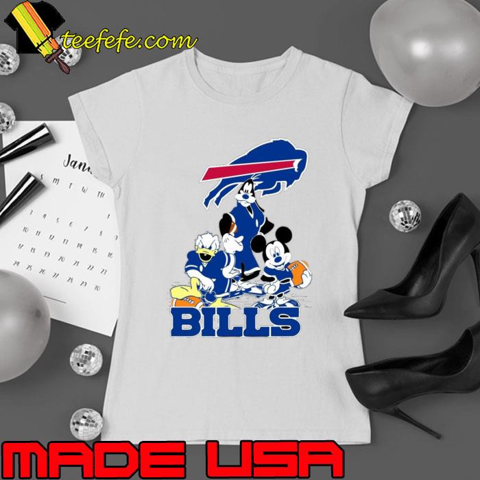 Premium Disney Mickey Mouse And Friends Buffalo Bills T Shirt