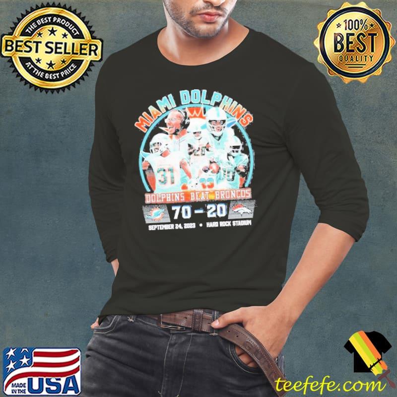 Dolphins Beat Broncos Shirt Long Sleeve Tee Dolphins Beat Broncos Shirt Long Sleeve Tee