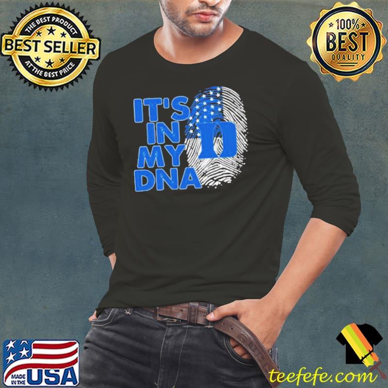 Duke Blue Devils Football 2023 It’s In My DNA s Long Sleeve Tee Duke Blue Devils Football 2023 It’s In My DNA s Long Sleeve Tee