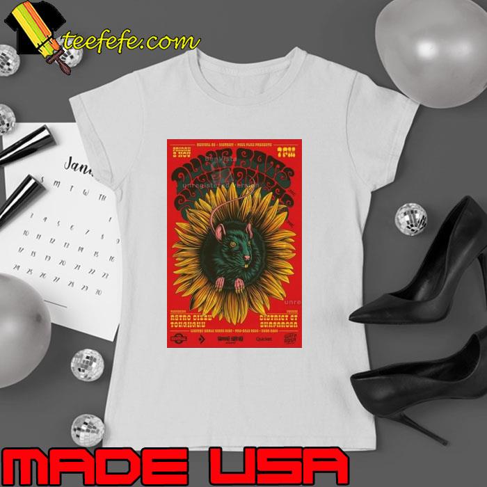 Dunerats & Sunflowers District 11 03 2023 Tour Poster shirt