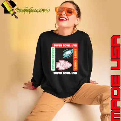Eagles Eagles vs Chiefs Chiefs Super Bowl LVII 2023 shirt