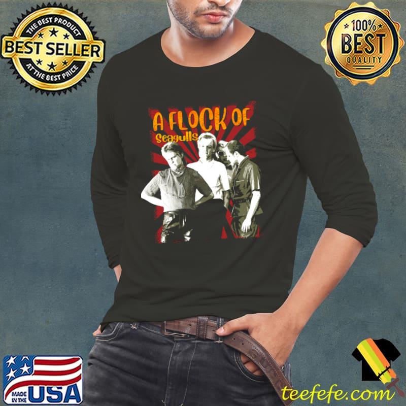 Epic Synth Soundscapes A Flock of Seagulls T-Shirt Long Sleeve Tee Epic Synth Soundscapes A Flock of Seagulls T-Shirt Long Sleeve Tee