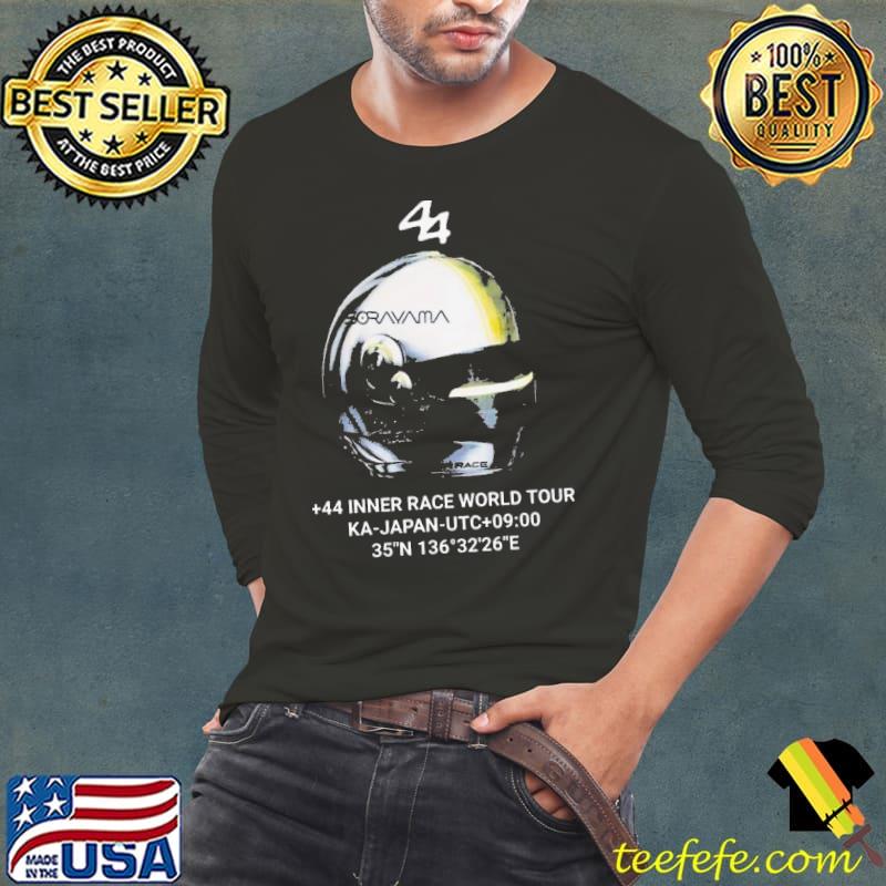 ewis Hamilton +44 The Inner Race World Tour Suzuka Japan Shirt Long Sleeve Tee ewis Hamilton +44 The Inner Race World Tour Suzuka Japan Shirt Long Sleeve Tee