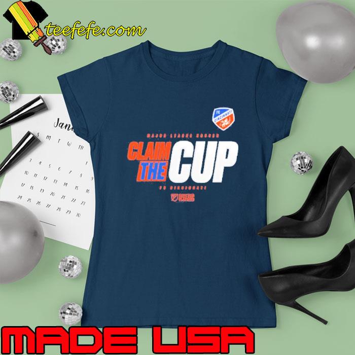 FC Cincinnati Royal 2023 MLS Playoffs Claim the Cup s Ladies tee FC Cincinnati Royal 2023 MLS Playoffs Claim the Cup s Ladies tee