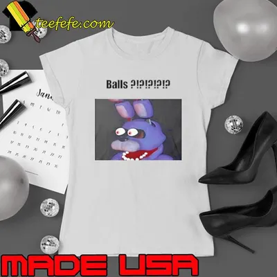 Fnaf Bonnie Balls shirt