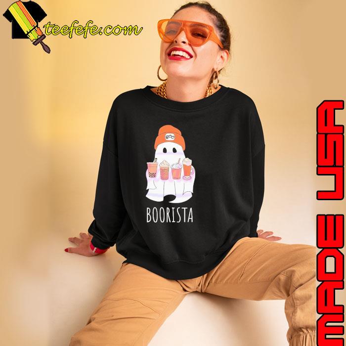 Funny Boorista Ghost Barista Coffee Lover Shirt Sweatshirt Funny Boorista Ghost Barista Coffee Lover Shirt Sweatshirt