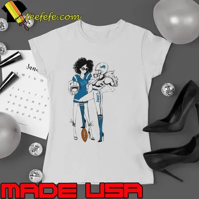 G-III 4Her By Carl Banks Heather Gray Detroit Lions Football Girls Shirt